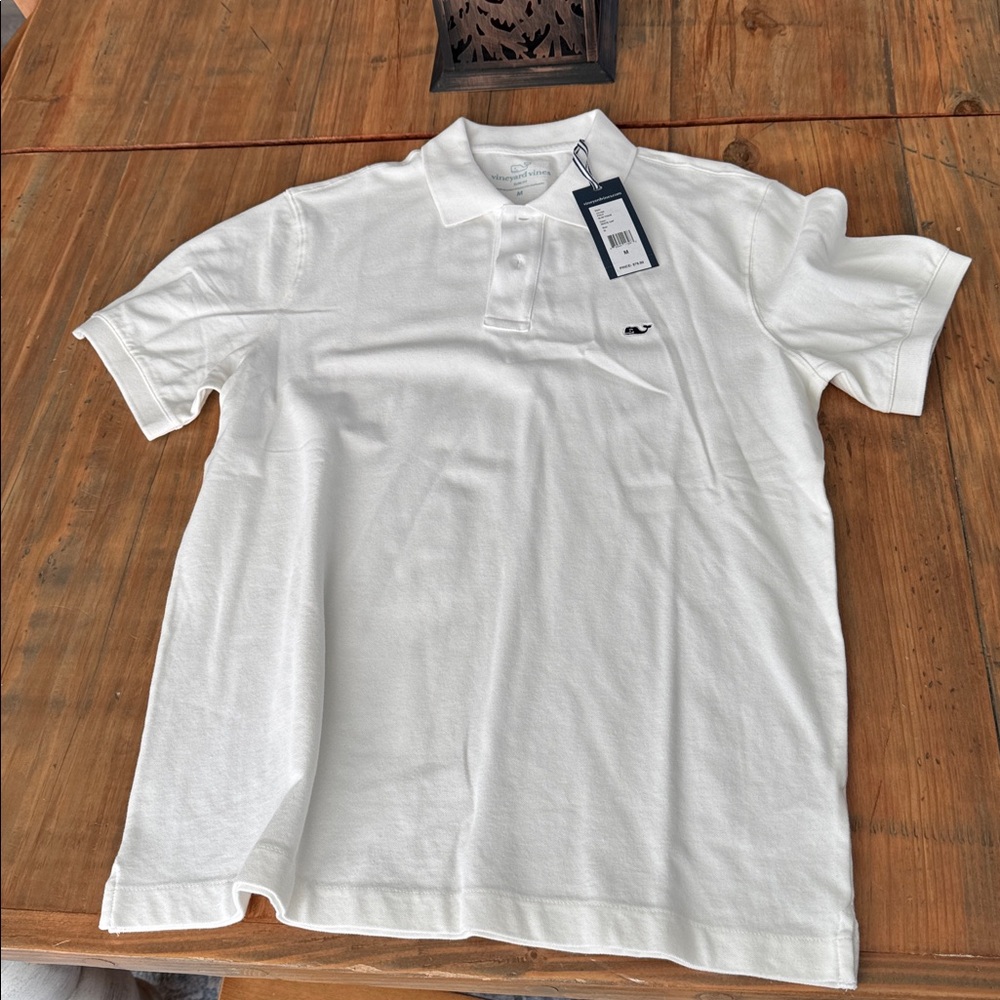 Vineyard Vines White Polo Shirt
